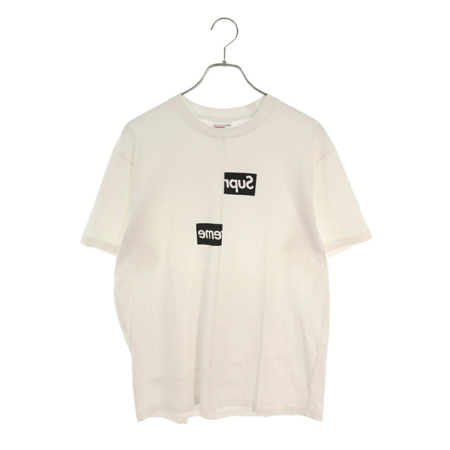 Supreme シュプリーム コムデギャルソンシャツ Tシャツ Split Box Logo  