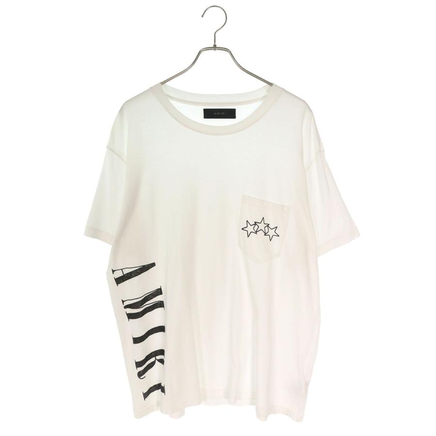 AMIRI アミリ サイズ:L Vertical Logo Tee スターロゴプリントオーバー  