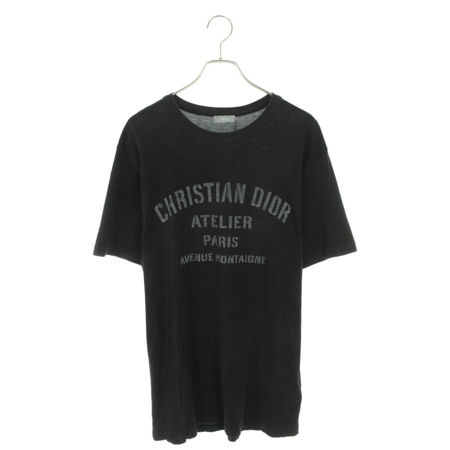 ディオール Tシャツ サイズ:L アトリエロゴプリントオーバーサイズTシャツ 中古 BS55 ディオール Tシャツ サイズ:L アトリエロゴプリントオーバーサイズT