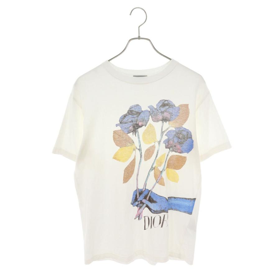 ディオール Tシャツ 20SS サイズ:XS ローズアンドシグネチャープリント 