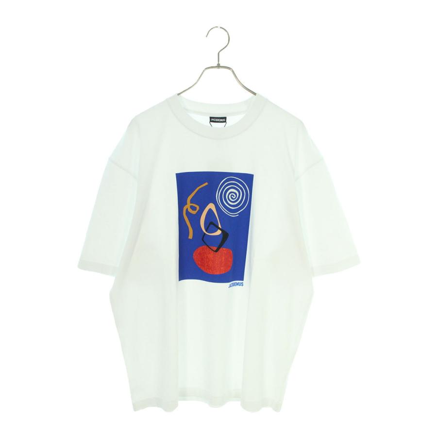 ジャックムス Tシャツ 24SS 245JS2502102 サイズ:L 絵画プリントT 