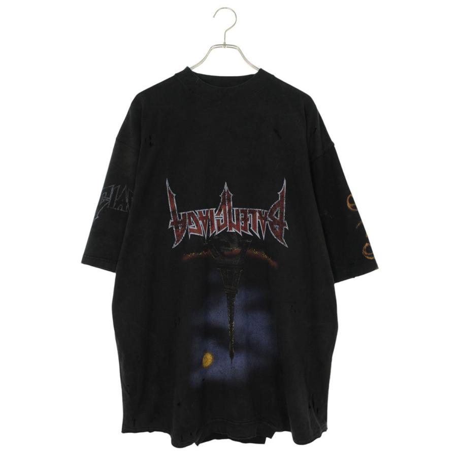 BALENCIAGA バレンシアガ Tシャツ 23SS サイズ:4 再構築ダメージ BALENCIAGA バレンシアガ Tシャツ 23SS サイズ:4 再構築ダメージ