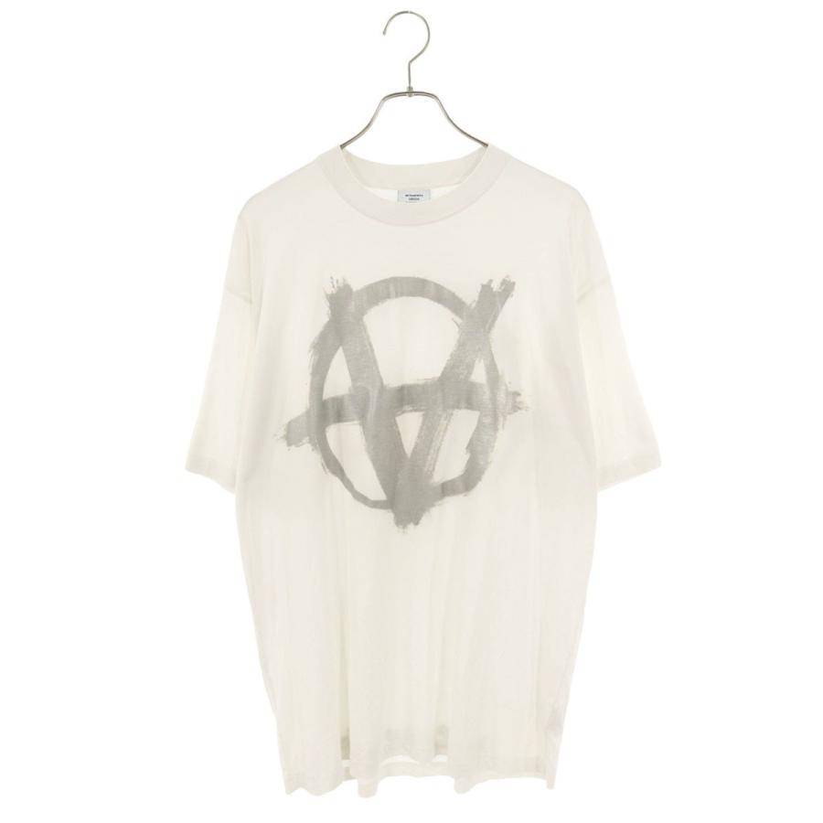 ヴェトモン VETEMENTS UA52TR460S サイズ:XS ダブルアナーキープリント 