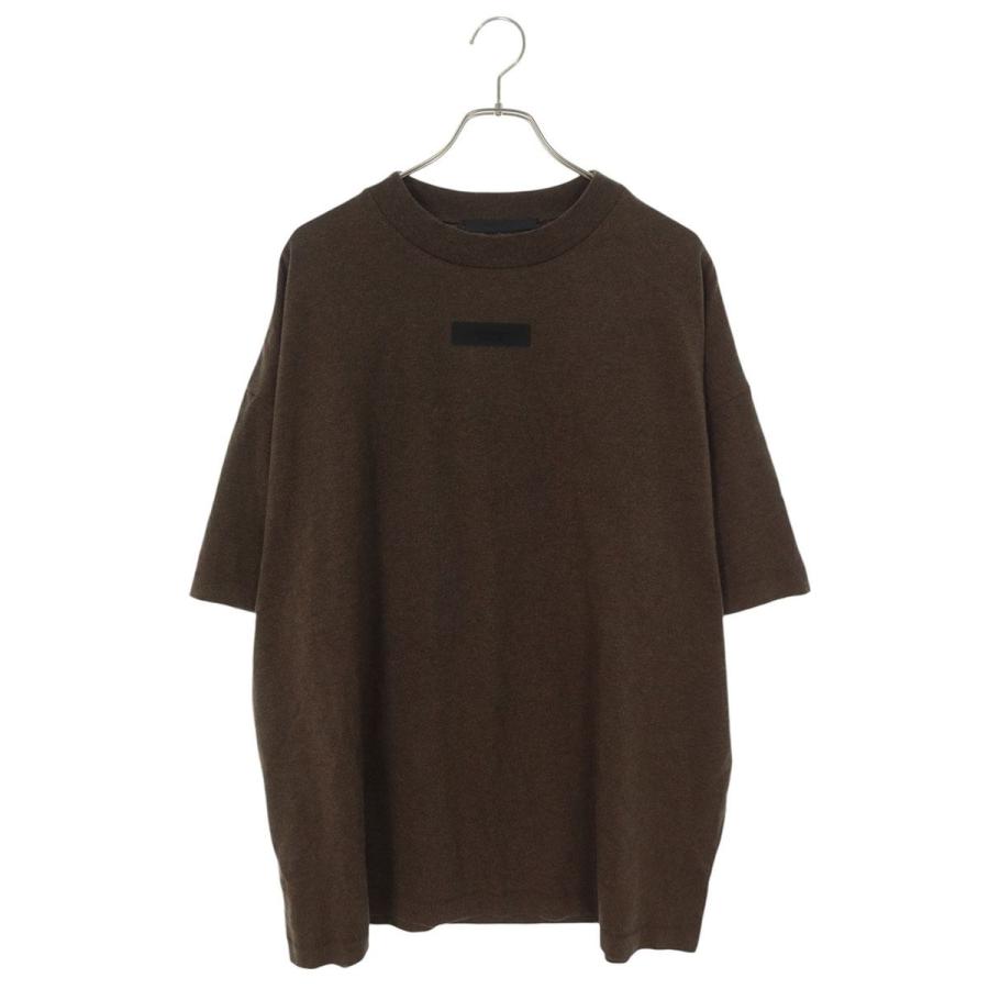 フォグ サイズ:S  ESSENTIALS S S TEE   HEATHER WOOD フロントラバーロゴヘザーウッドTシャツ 中古 OM10 FOG ESSENTIALS（エフオージーエッセンシャルズ） フォグ サイズ:S