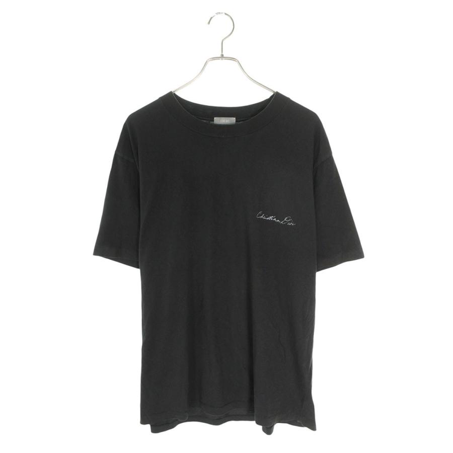 ディオール Tシャツ 24AW 493J696B0817 サイズ:L フロント ディオール Tシャツ 24AW 493J696B0817 サイズ:L フロント