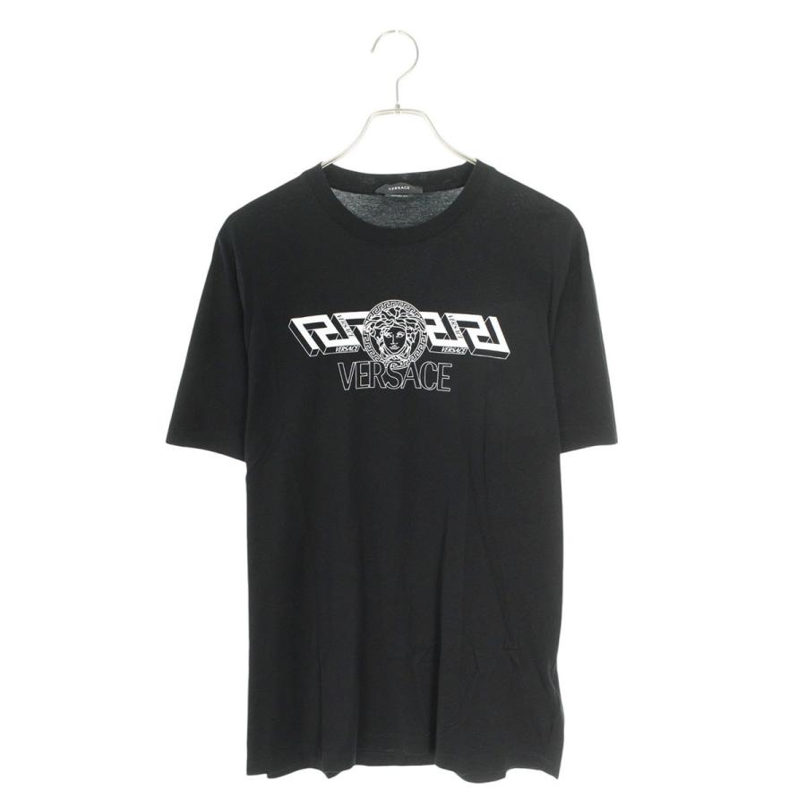 ヴェルサーチェ Versace 1003906 A02800 サイズ:XL フロントロゴT 