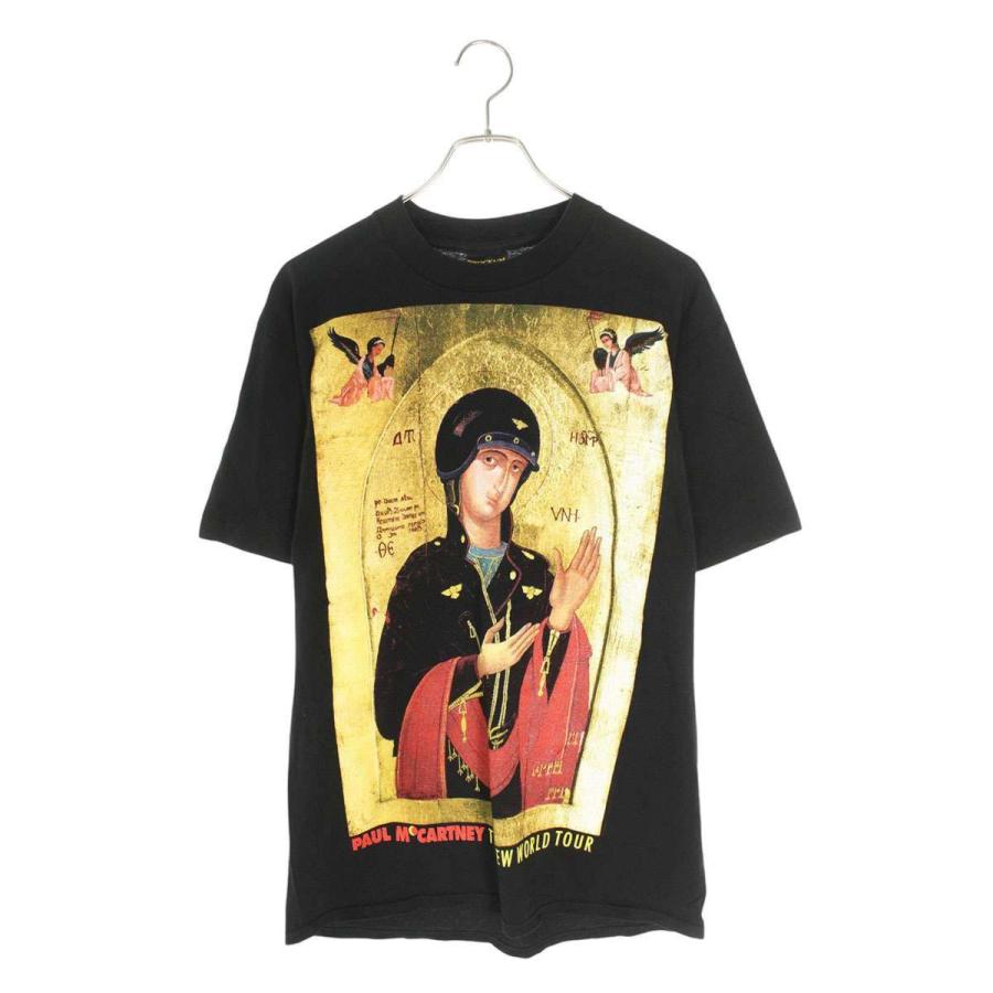 ヴィンテージ サイズ:L  PAUL MCCARTNEY ポールマッカトニー THE NEW WORLD TOURプリントTシャツ 中古 BS55 ヴィンテージ サイズ:L PAUL MCCARTNEY ポールマッカトニー THE NEW