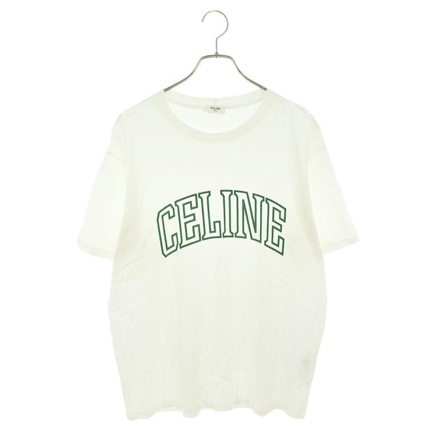 CELINE（セリーヌ） サイズ:M 2X60L671Q ロゴプリントルーズTシャツ 