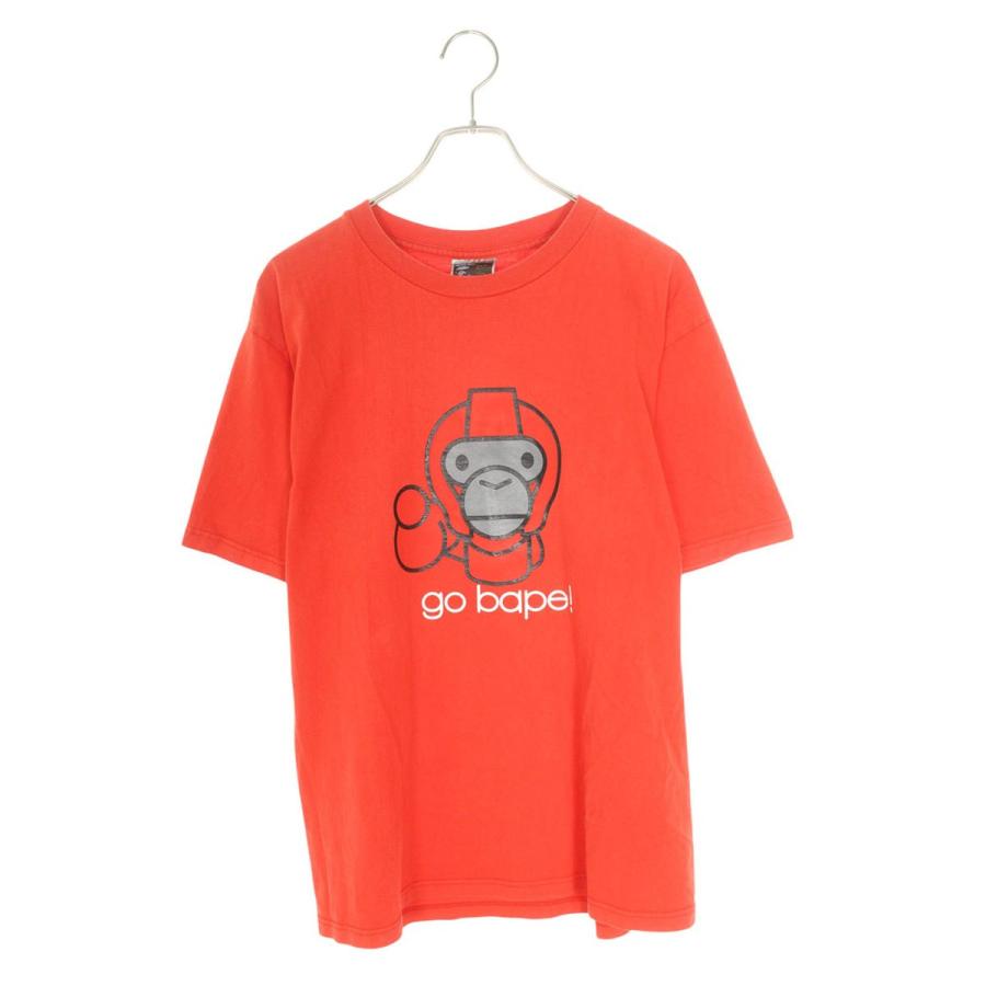A BATHING APE アベイシングエイプ Tシャツ サイズ:L マイロプリントT 