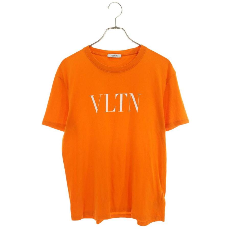 ヴァレンティノ　VLTN ロゴ　半袖Tシャツ オレンジ　L VALENTINO（ヴァレンティノ）Tシャツ・カットソー オレンジ