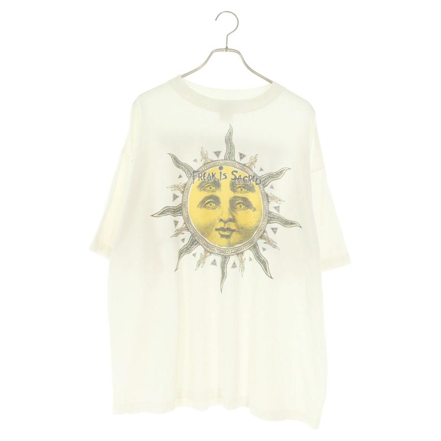 セントマイケル サイズ:XL  SM-YS1-0000-C02 FLEAプリントヴィンテージ加工Tシャツ 中古 BS99 SAINT Mxxxxxx（セントマイケル） Tシャツ サイズ:XL SM-YS1-0000-C02