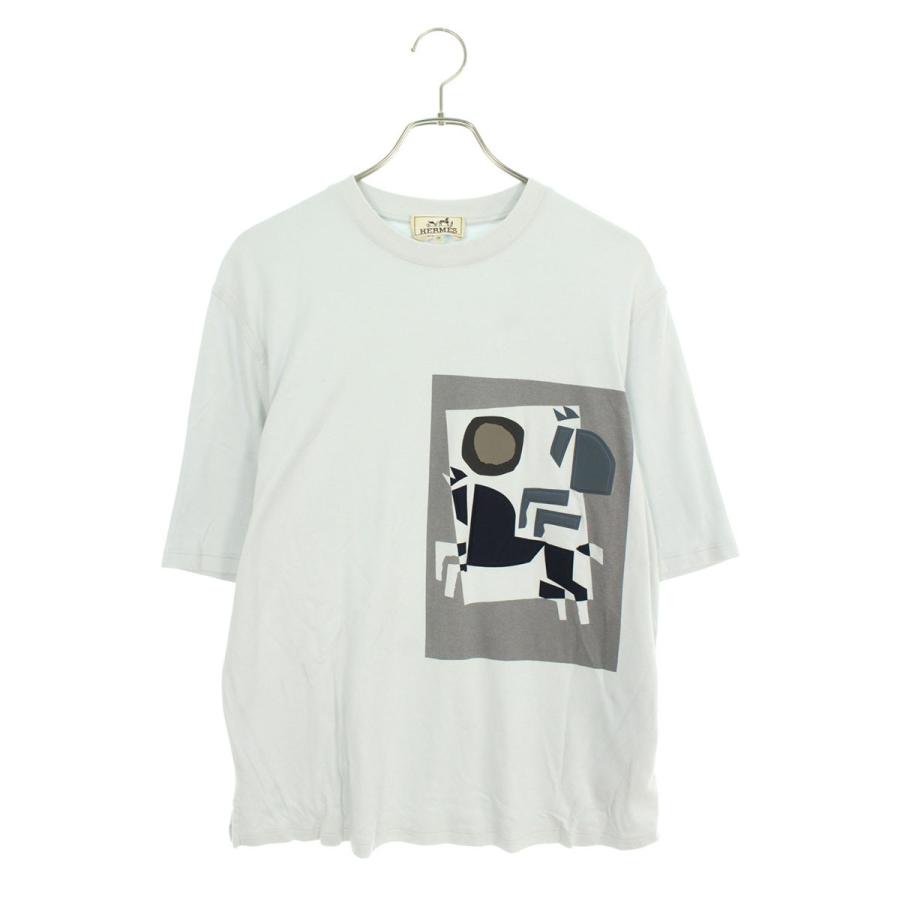 HERMES エルメス Tシャツ サイズ:XS 32-5729 カシミヤ混フロント HERMES エルメス Tシャツ サイズ:XS 32-5729 カシミヤ混フロント