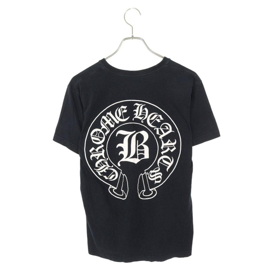 クロムハーツ サイズ:M バックベラハディッドホースシュープリントTシャツ 中古 BS55 CHROME HEARTS（クロムハーツ） サイズ:M バックベラハディッドホース