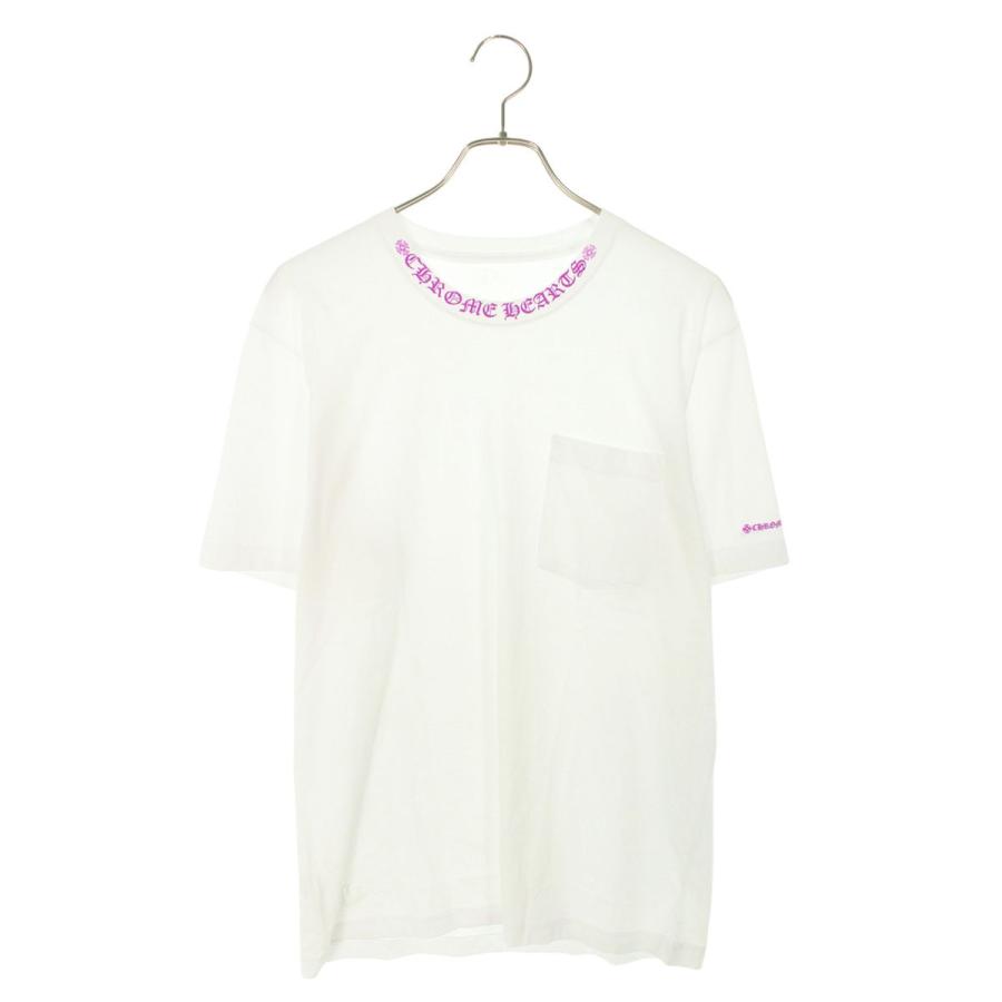 CHROME HEARTS クロムハーツ サイズ:L CH L S 1 ネックロゴT CHROME HEARTS クロムハーツ サイズ:L CH L S 1 ネックロゴT