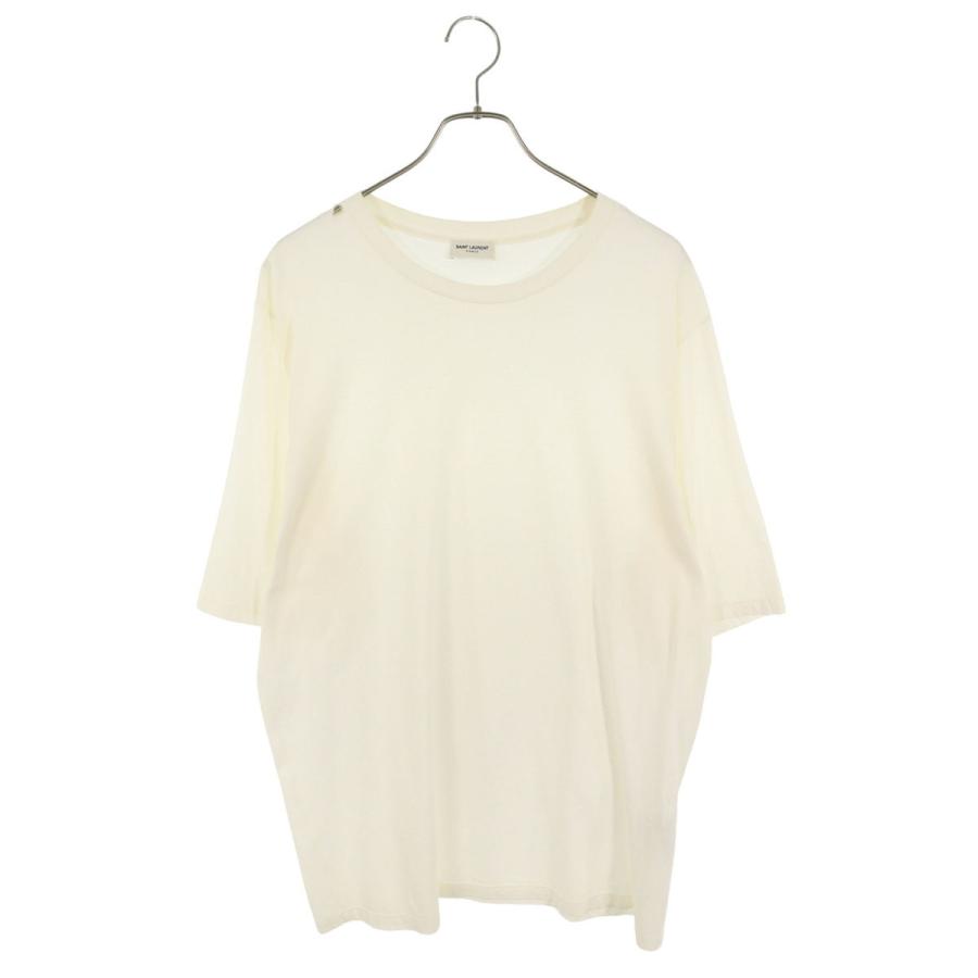 サンローランパリ サイズ:XL  461558 Y2TF1 クラッシュ加工Tシャツ 中古 BS99 SAINT LAURENT サンローランパリ サイズ:XL 461558 Y2TF1 クラッシュ