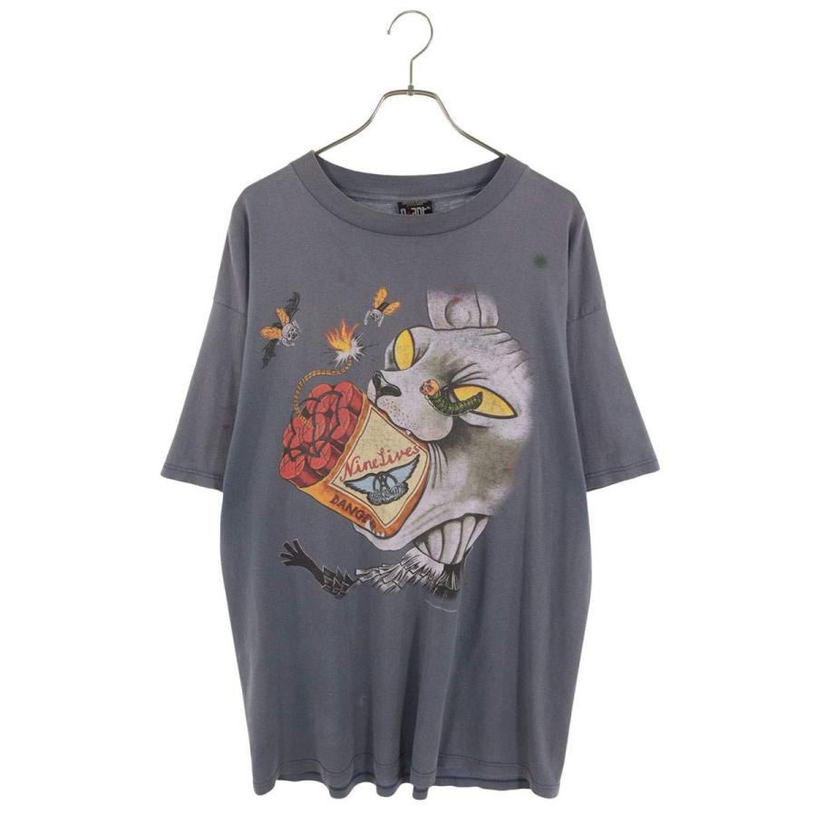 ヴィンテージ サイズ:XL  AERO SMITH 90sNine LivesTシャツ 中古 BS99 ヴィンテージ サイズ:XL AERO SMITH 90sNine LivesTシャツ 中古 BS99