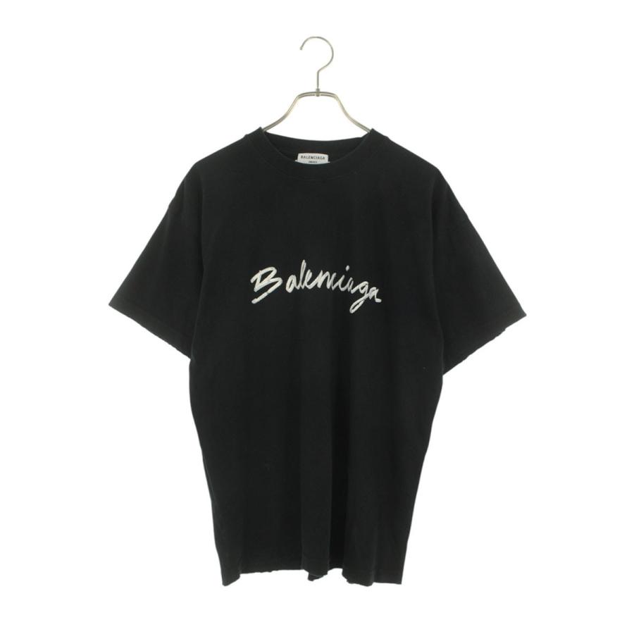 BALENCIAGA バレンシアガ tシャツ シグネチャー ロゴ ダメージ加工 1094001052402576_01_0408w.jpeg