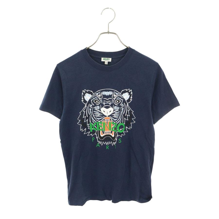 KENZO ケンゾー サイズ:XS F855TS0504YB タイガープリントTシャツ 中古  