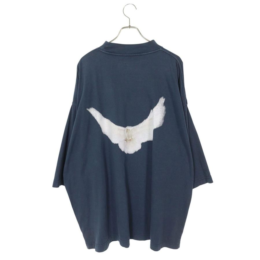 イージー  ギャップ サイズ:M  DOVE NO SEAM TEE バックプリントオーバーサイズTシャツ 中古 BS99 YEEZY(adidas) イージー ギャップ サイズ:M DOVE NO SEAM TEE バック
