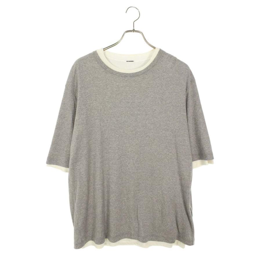 ジルサンダープラス サイズ:L 24SS J47FV0103 Kit T-Shirt 3レイヤードTシャツ 中古 BS55 ジルサンダープラス サイズ:L 24SS J47FV0103 Kit T-Shirt 3レイヤード