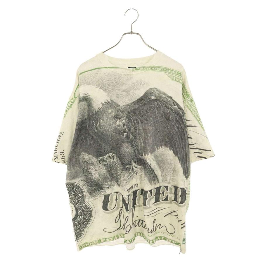 レシス サイズ:2  GREED TEE イーグルプリントTシャツ 中古 BS99 レシス サイズ:2 GREED TEE イーグルプリントTシャツ 中古 BS99
