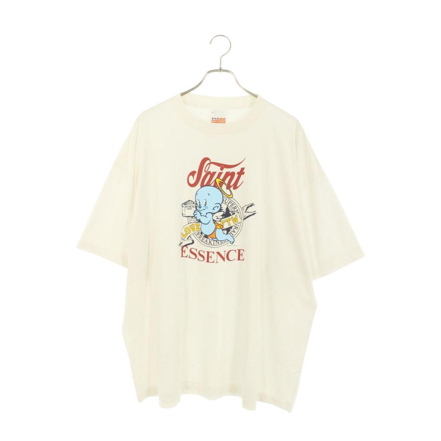 セントマイケル サイズ:XXL  25SS  SM-HR1-0000-022 BABY MICHAELフロントプリントTシャツ 中古 SB01 SAINT Mxxxxxx（セントマイケル） Tシャツ サイズ:XXL 25SS SM-HR1