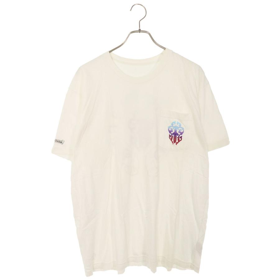 クロムハーツ サイズ:XL  CH T-SHRT 1 ホースシューヴァインダガーバックプリントTシャツ 中古 OS06 CHROME HEARTS（クロムハーツ） Tシャツ サイズ:XL CH T-SHRT 1 ホース
