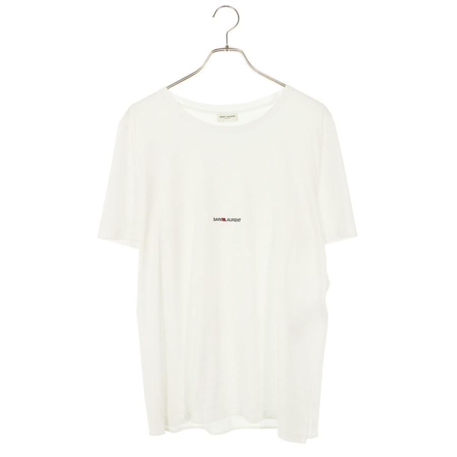 サンローランパリ サイズ:M  464572 YB2DQ シグネチャーロゴプリントTシャツ 中古 BS99 SAINT LAURENT サンローランパリ サイズ:XL 464572 YB2DQ シグネチャー