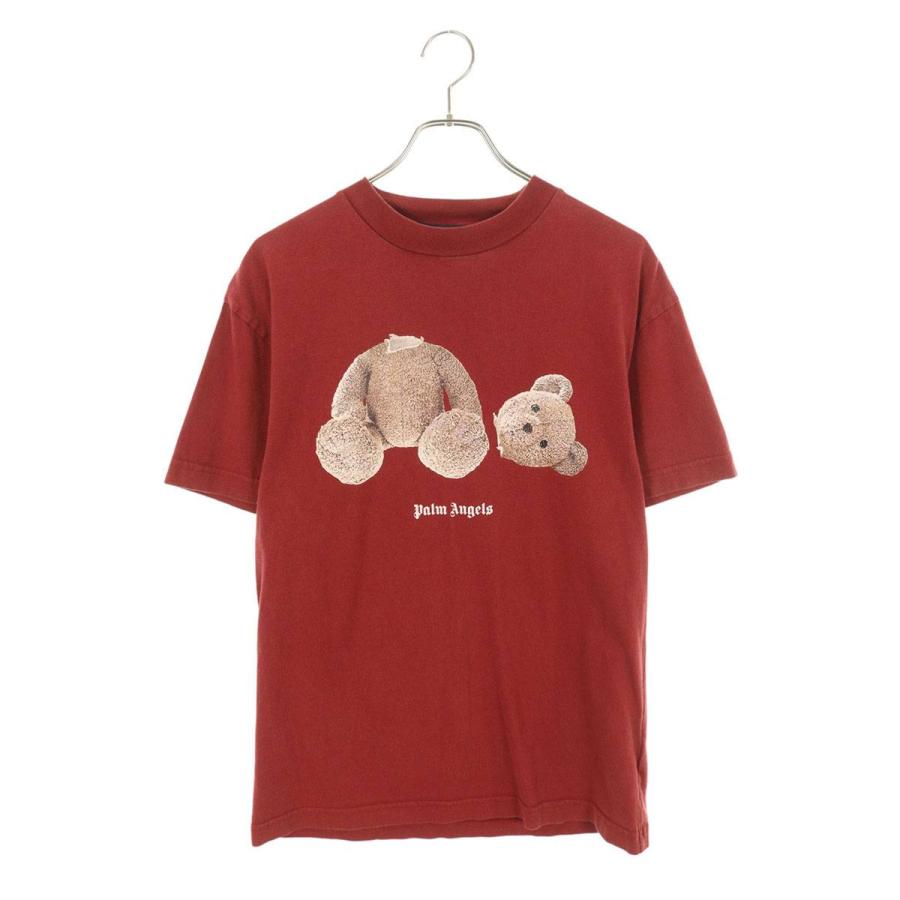 パームエンジェルス サイズ:S  PMAA001S21JER018 ベアプリントTシャツ 中古 BS99 Palm Angels（パームエンジェルス） サイズ:S PMAA001S21JER018 ベア