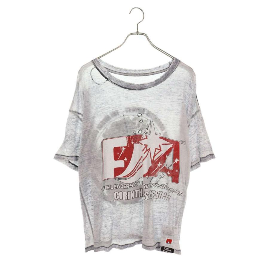 リヴィントンロイレビス サイズ:L  25SS  FOUNDING NARRATIVE TEE ダメージ加工Tシャツ 中古 BS99 リヴィントンロイレビス サイズ:L 25SS FOUNDING NARRATIVE BURNOUT