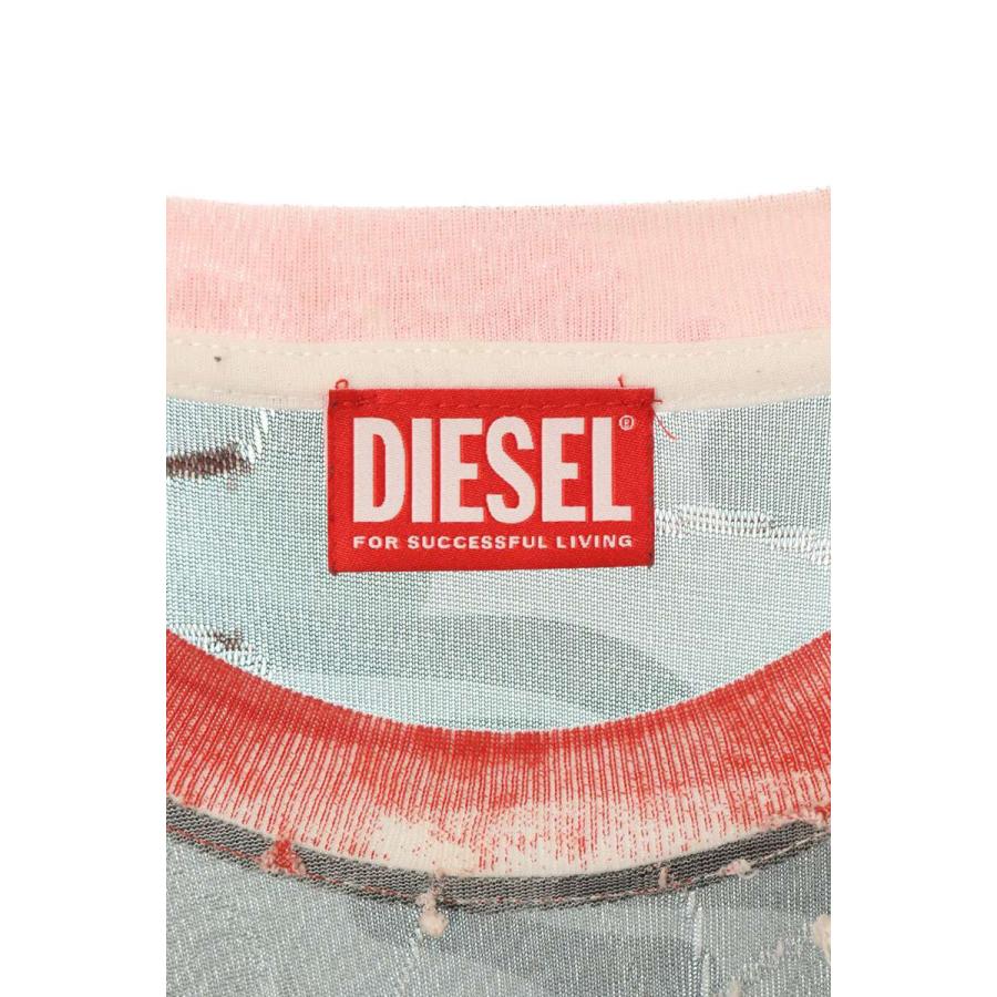 DIESEL（ディーゼル） サイズ:S T-BOXT-PEEL デストロイ加工Tシャツ
