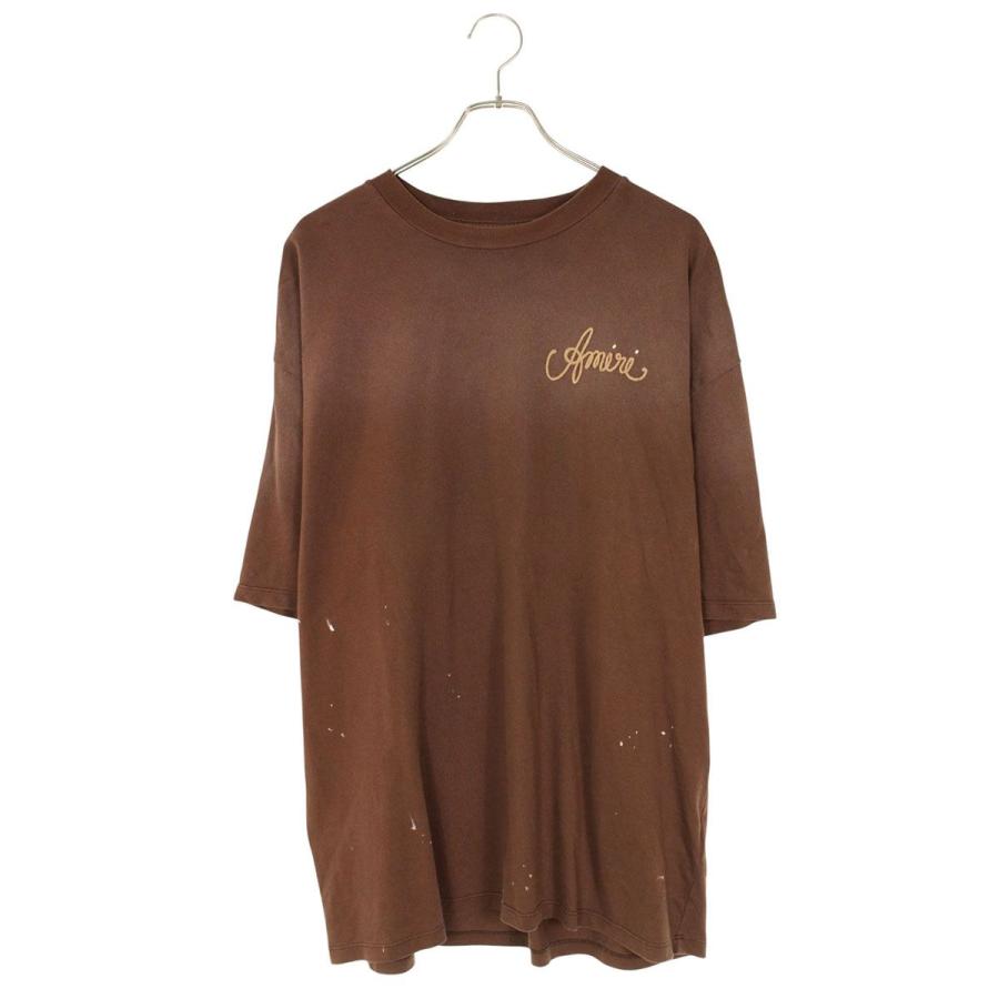 AMIRI アミリ サイズ:L SRAMJYTE1213 ロゴエンブロイダリーTシャツ  