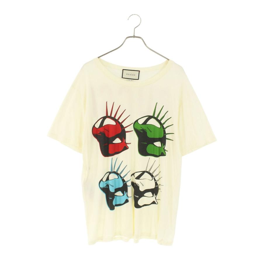GUCCI（グッチ） Tシャツ サイズ:M 492347 XJBUO フロントプリントT