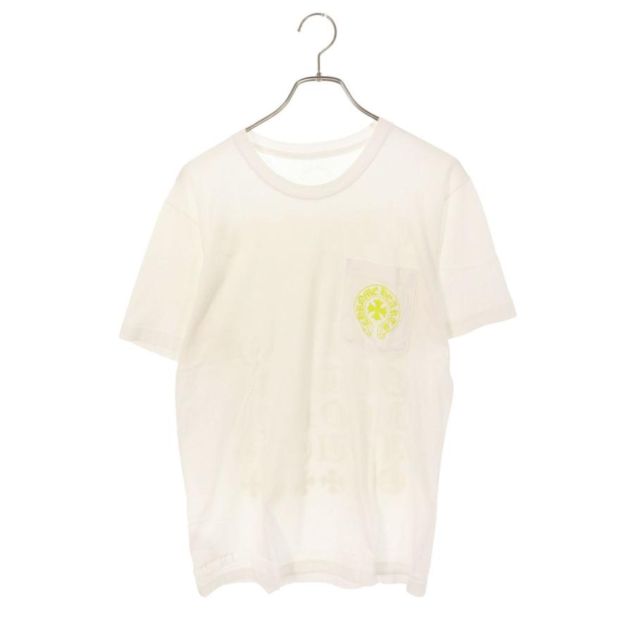 クロムハーツ サイズ:M  CH T-SHRT 1 英字バックプリントTシャツ 中古 BS99 CHROME HEARTS（クロムハーツ） Tシャツ サイズ:M CH T-SHRT 1 英字