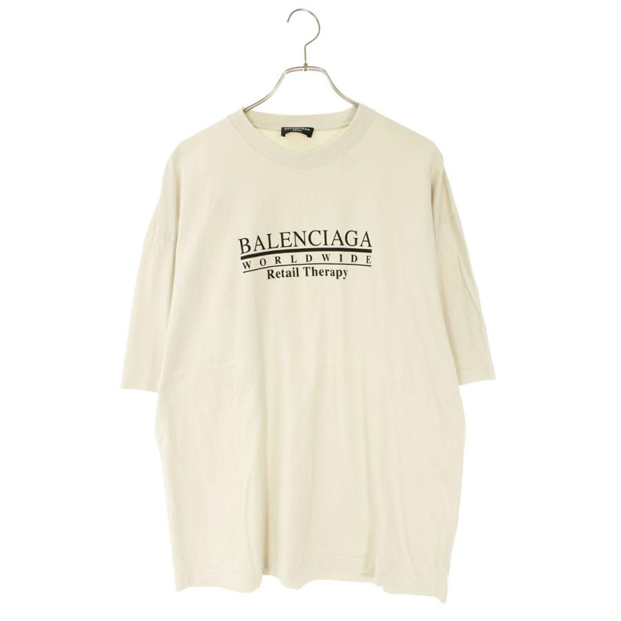 BALENCIAGA（バレンシアガ） Tシャツ サイズ:L 612966 TLVB1 WORLDWIDE