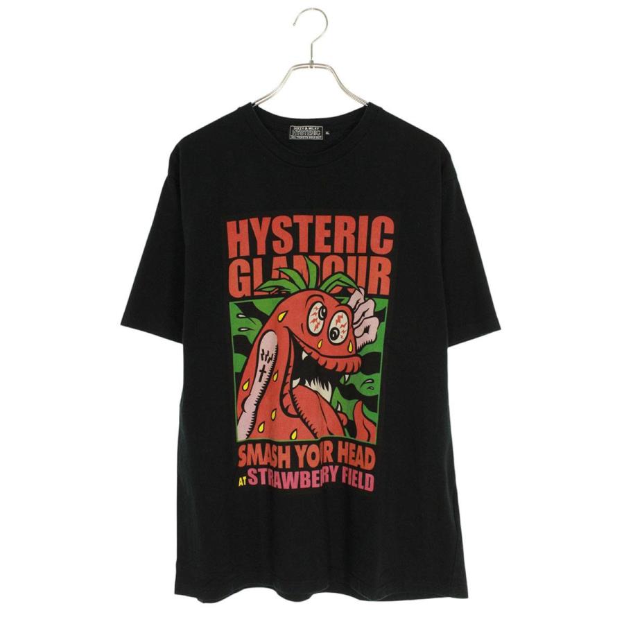 ヒステリックグラマー サイズ:XL  02251CT02 フロントプリントTシャツ 中古 BS99 HYSTERIC GLAMOUR（ヒステリックグラマー） サイズ:XL 02251CT02