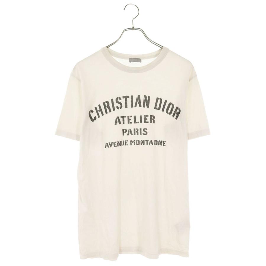 ディオール サイズ:XS 043J615A0589 アトリエロゴプリントTシャツ 中古
