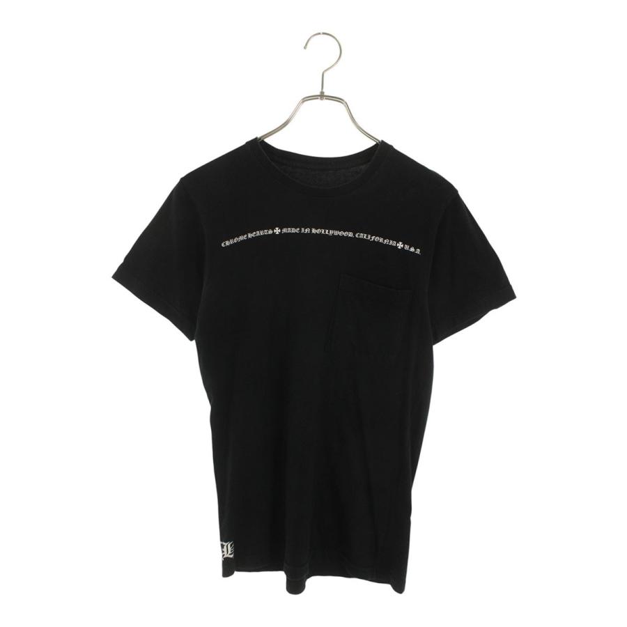 クロムハーツ サイズ:S  CH T-SHRT 2 バックプリントクルーネックTシャツ 中古 FK04 CHROME HEARTS（クロムハーツ） Tシャツ サイズ:S CH T-SHRT 2 ロゴ