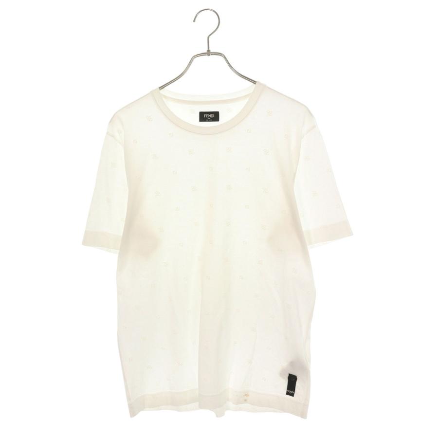 FENDI（フェンディ） Tシャツ サイズ:S FY0936 AITZ FFズッカ柄Tシャツ