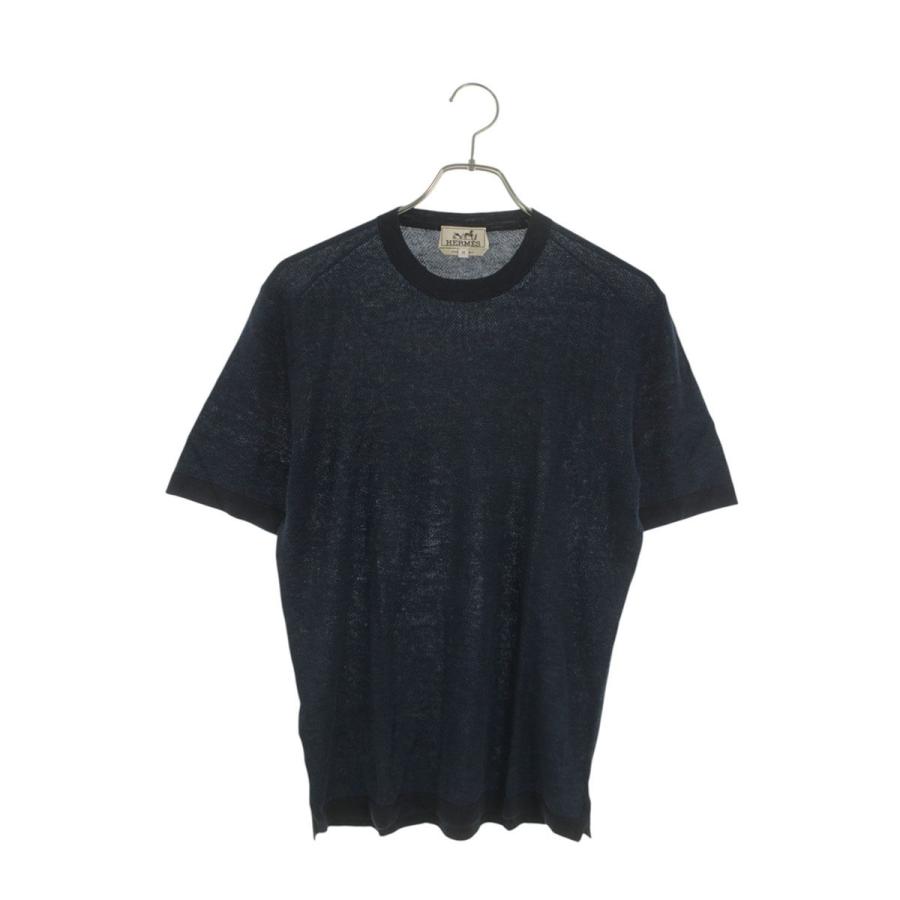 HERMES（エルメス） Tシャツ サイズ:XS リネン カシミヤ ニットTシャツ 