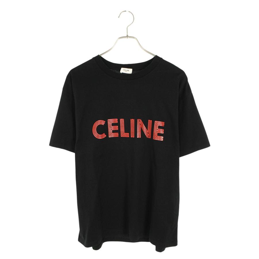CELINE（セリーヌ） Tシャツ サイズ:S 2X51l671Q ロゴプリントルーズ 