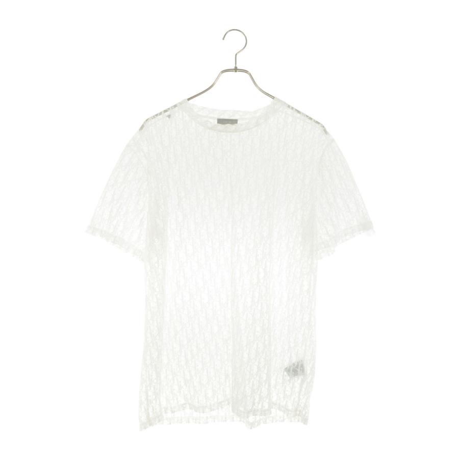 DIOR(ディオール) サイズ:M オブリーク柄 シースルー タートルネック
