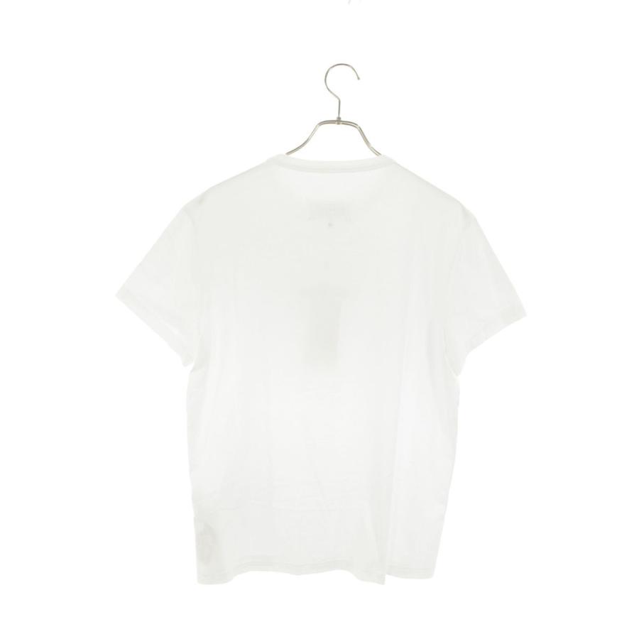 メゾンマルジェラ ディストーテッド ロゴ Tシャツ ホワイト 48 Lサイズ 