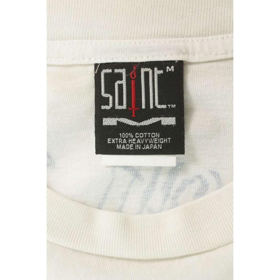 セントマイケル カイカイキキ サイズ:M SM-A21-0000-071 ペイント総柄グラフィックTシャツ 中古 SB01の画像