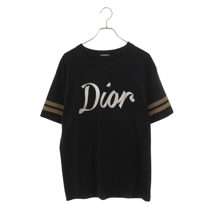 ディオール サイズ:S 293J659A0554 ロゴ刺繍コンパクトジャージーTシャツ 中古 OM10