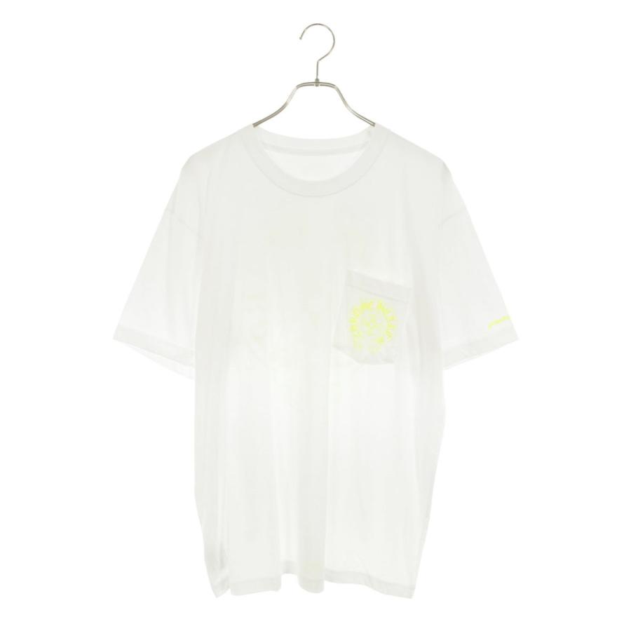 CHROME HEARTS ホースシュー Tシャツ XLサイズ CHROME HEARTS（クロムハーツ） サイズ:XL Horseshoe Tee White Yellow