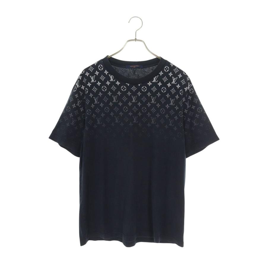 LOUIS VUITTON グラデーション モノグラム Tシャツ ブラック L LOUIS VUITTON（ルイ・ヴィトン） サイズ:XL 24AW RM242MQ FSB HQY42W