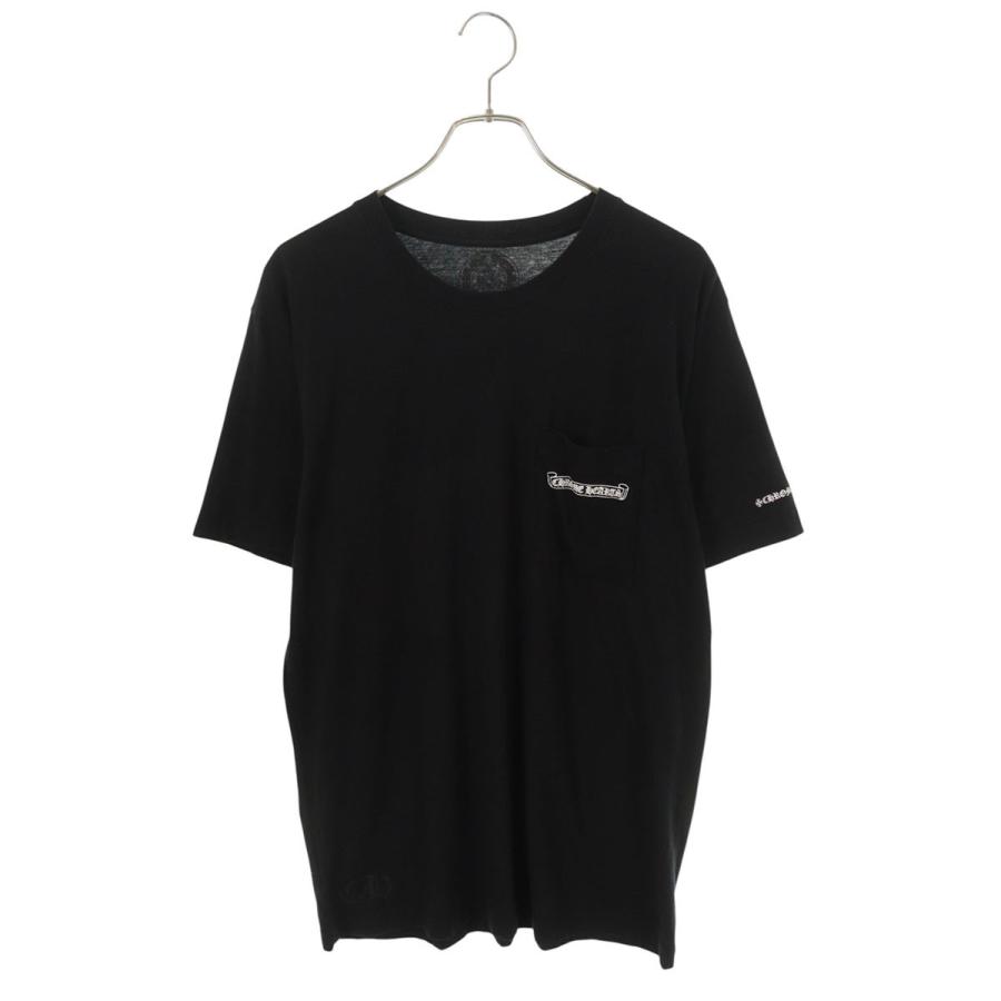 春*様 国内正規 本物 クロムハーツ USAスクロールラベル バックプリント ロ CHROME HEARTS（クロムハーツ） サイズ:L CH T-SHRT 1 バック