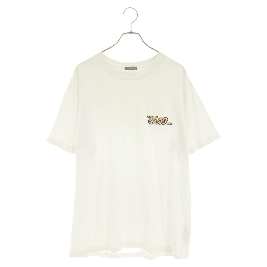 ディオール サイズ:L 513J696F0554 KAWSロゴワッペンTシャツ 中古 BS99