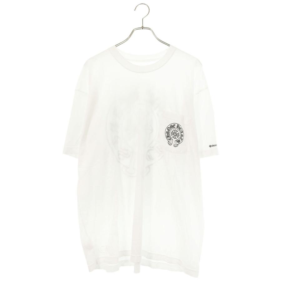 ⭐️美品⭐️ クロムハーツ バックホースシュープリント 七分袖シャツ CHROME HEARTS（クロムハーツ） サイズ:XXL CH T-SHRT 1 バックホース